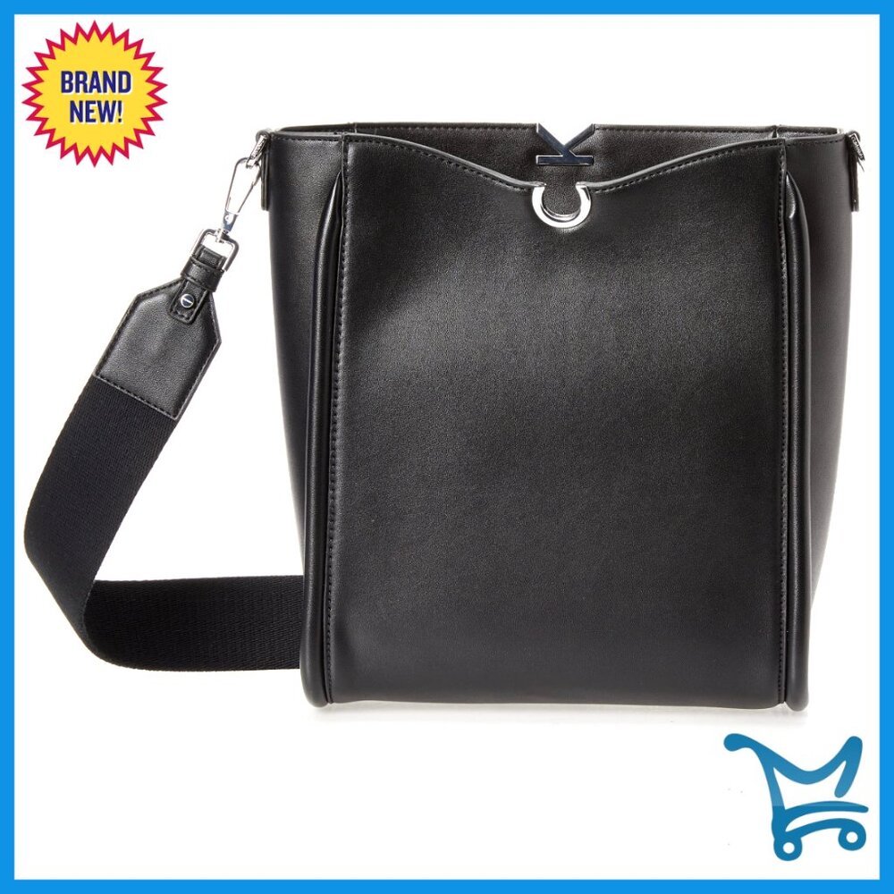 Vegan Leather Crossbody Bag With Interior Organization For Travel